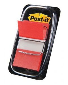 3M - Blister mini Post-it segna pagina - colore ROSSO - 1 dispenser da 50 foglietti