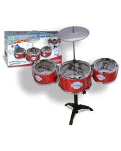 Drum Set con 3 tamburi e piatto