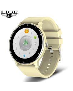 LIGE 2022  - Smart Watch Uomo Full Touch Screen Sport Fitness Watch IP67 Bluetooth impermeabile per Android ios smartwatch 