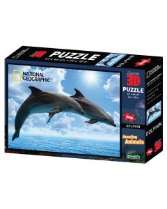 PRIME-3D - PUZZLE 3D DISCOVERY Dolphins 500 pz