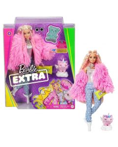 MATTEL - Barbie Extra Pelliccia Rosa