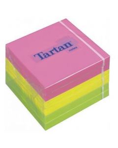 blocchetti riposizionabili Tartan multicolor 76 x 76 conf 6