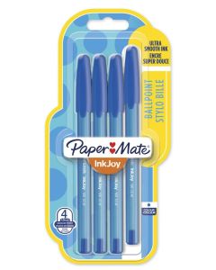 PAPERMATE - PAPERMATE INKJOY BLISTER 4 PENNE A SFERA COLORE BLU