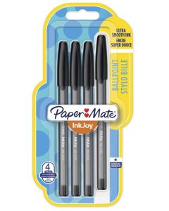PAPERMATE - PAPERMATE INKJOY BLISTER 4 PENNE A SFERA COLORE NERO