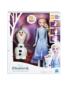 HASBRO - Frozen2 OLAF AND ELSA ELETTRONICI