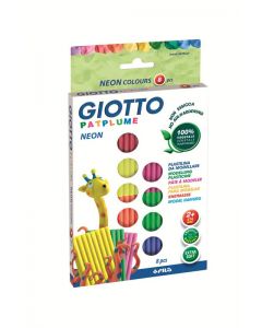 FILA - Confezione 8 panetti da 33 g di Giotto Paptlume nei colori fluo. All'interno della confezione e' contenuto anche un sacchetto salvapatplume per riporre e conservare il prodotto.