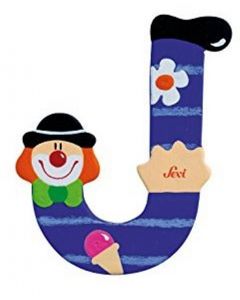 TRUDY - Lettera J Clown (10 cm)