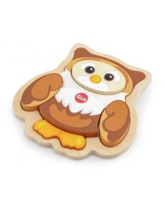 TRUDY - Puzzle Gufo Rinaldo (17x18 cm)
