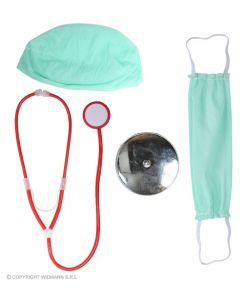 WIDMANN - DOTTORE (cappello, mascherina, riflettore, stetoscopio)
