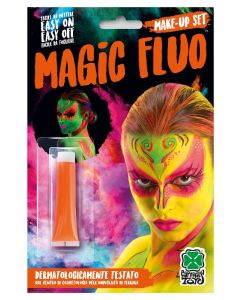 CARNIVAL-TOYS - Tubetto fondotinta arancione fluo e G.I.D. ml.20 ca. in blister