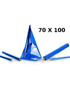 INAB - Carta metallizzata Blu misure 70x100 cm