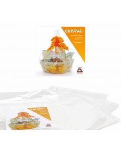 INAB - CONFEZIONE 3 FOGLI CRISTAL MISURA 100X130CM - IDEALE PER CESTI