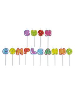 Candeline Picks Maxi Buon Compleanno Cupcake cm.8