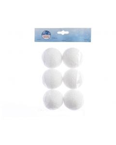 KAEMINGK - Snow bauble snowball foam white