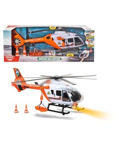 SIMBA - Rescue Helicopter cm. 64 luci e suoni, rotore girevole, verricello, portelloni apribili, accessori