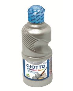 FILA - Giotto Tempera Acrilica 250 ml Flacone 250ml Argento