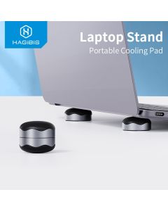 Hagibis Supporto Laptop Magnetico Portatile Pad di Raffreddamento Per MacBook Del Computer Portatile Cool Ball Dissipazione Del Calore Skidproof Pad di Raffreddamento Del Basamento