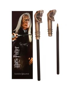 NOBLE COLLECTION - Harry Potter Lucius Malfoy bacchetta in suspso e segnalibro