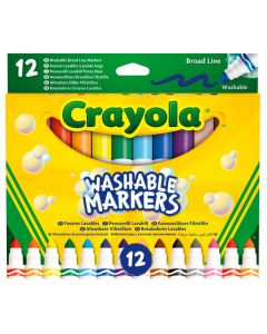 CRAYOLA - Crayola Set 12 pennarelli fila lunga lavabili