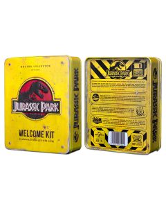 DOCTOR COLLECTOR - Kit di benvenuto Jurassic Park Replica scatola di metallo standard
