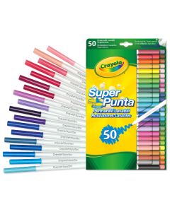 CRAYOLA - Crayola set 50 pennarelli lavabili Super Tips