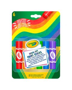 CRAYOLA - Set di stick di vernice ad asciugatura rapida Crayola 6