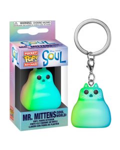 FUNKO - Portachiavi POP tascabile Disney Pixar Soul Mr Mittens