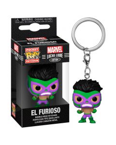 FUNKO - Portachiavi POP tascabile Marvel Fighters Hulk The Furious