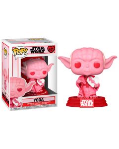 FUNKO - figura POP Star Wars San Valentino Yoda con cuore