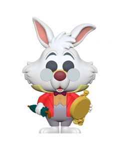 FUNKO - Figura POP Disney Alice nel Paese delle Meraviglie 70° Coniglio Bianco con Orologio