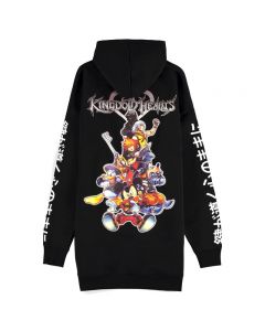 DIFUZED - Abito con cappuccio donna Disney Kingdom Hearts Kingdom Family - L
