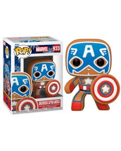FUNKO - Figura POP Marvel Holiday Captain America