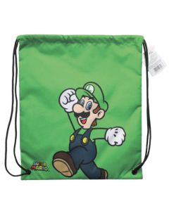 NINTENDO - Borsone da palestra Nintendo Super Mario Bros Luigi 40 cm