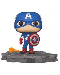 FUNKO - Personaggio POP Deluxe Marvel Avengers Capitan America Exclusive