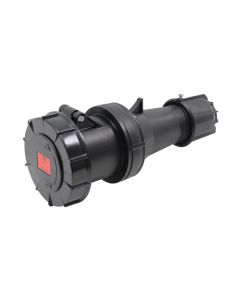 PCE-Y235-6XS PRESA CEE-17 63A 5P (3P+N+T) 400V IP67 5 POLI MASCHIO NERA MIDNIGHT SERIE BLACK PLUG