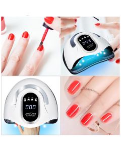 Lampada UV SUN X10 | LED lampada per unghie per asciugare l'essiccatore per smalto per unghie con lampada professionale con rilevamento del movimento per salone di Manicure